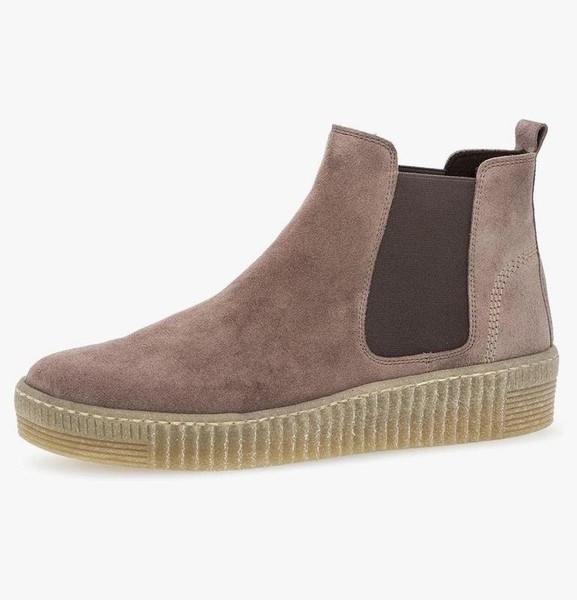 Women Gabor Chelsea Boots Pink Suede 41