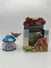 Vintage SMURF Fun House Flying Smurf Wind-Up Toy 1982 WORKING