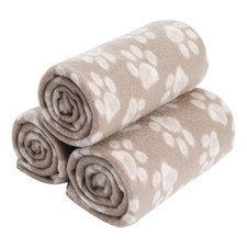 3 Pack Pet Blankets for Small Dogs Dog Blanket 21x30 Inch Soft Pet Fleece Bla...