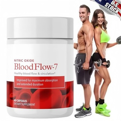 Bloodflow-7 Blood Circulation Supplement | Nitric Oxide with Nitros 60 capsules