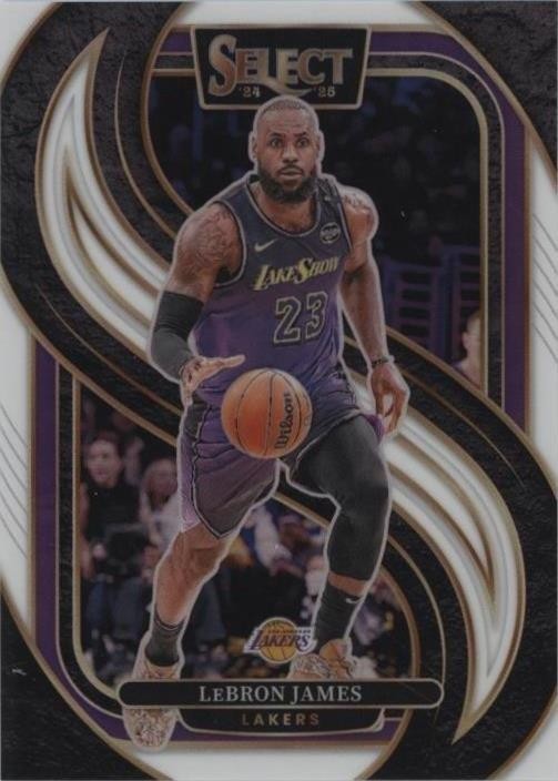 2024-25 Panini Select - Premier Level LeBron James #111 White