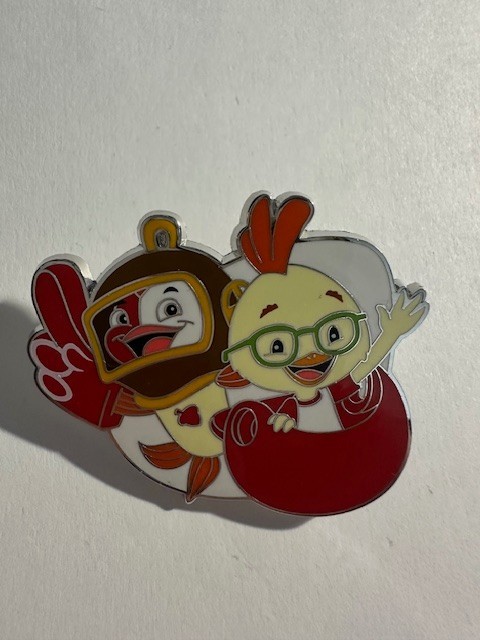 Chicken Little and Fish Out of Water - Super Bowl Football 2024 Disney Pin D7