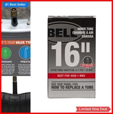 Bicycle Inner Tube 16 Inch x 1.75-2.25 Schrader Valve 35mm Rubber Replacement