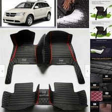 For Dodge Journey Car Floor Mats Carpets Cargo Liners Custom All Weather