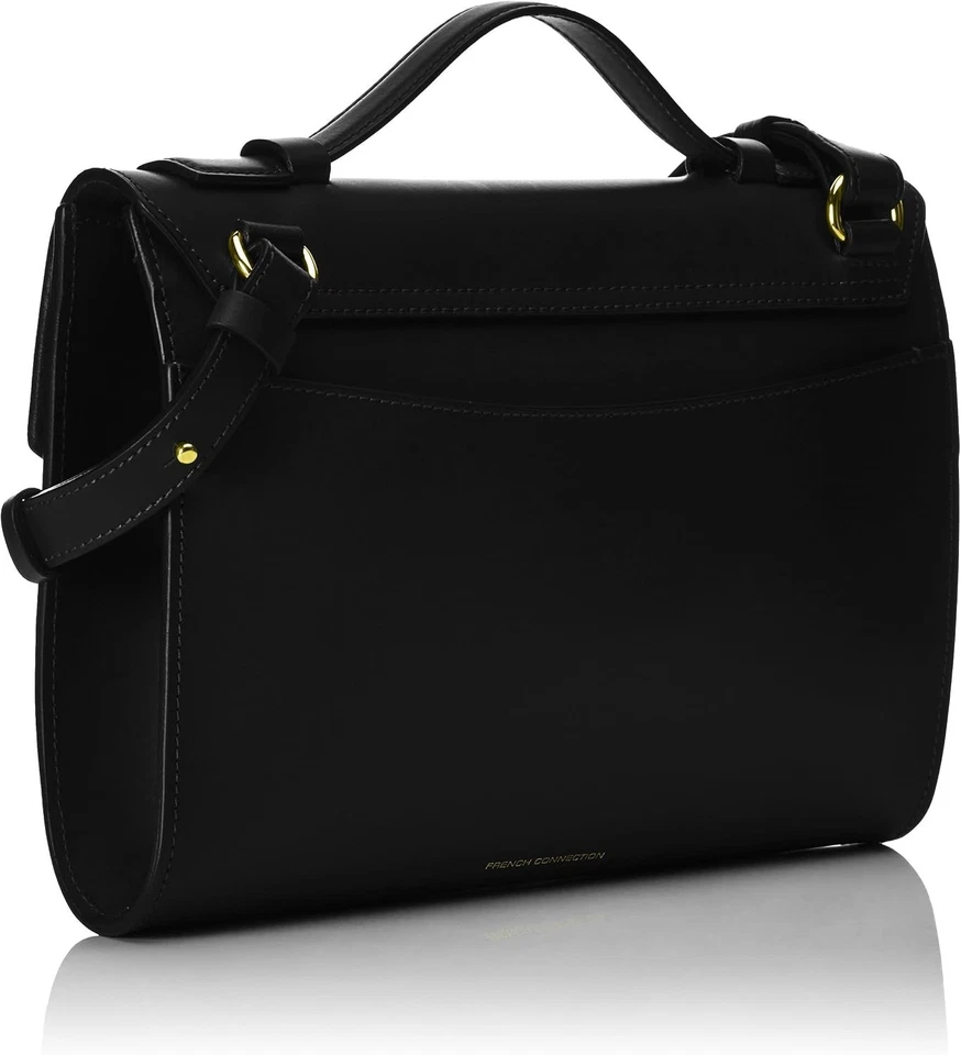 French Connection Sac Femme Sac à Bandoulière Vanessa, Noir, 21 x 29 x 7 cm - Photo 2/4