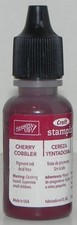 CHERRY COBBLER CRAFT INK PAD REFILL BOTTLE STAMPIN UP RETIRED IN COLOR