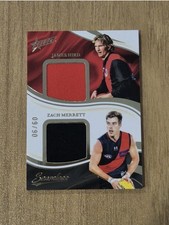2025 AFL Select Seamless Dual Patch JAMES HIRD & ZACH MERRETT 06/60 Essendon LOW