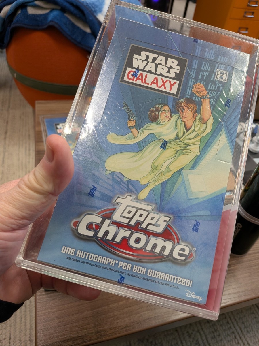 2021 Topps Chrome Star Wars Galaxy 💥Factory Sealed Hobby Box w