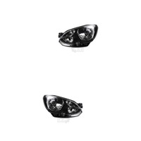 Halogen Scheinwerfer Set Links & Rechts Hauptscheinwerfer H4 Schwarz FüR VW UP