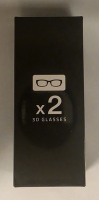 NEW IN BOX (NIB) Samsung SSG-4100GB 3D TV Active Shutter Glasses Pair (2)
