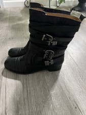 Nine West Vintage America Black Boots Good Used Condition Size 9.5