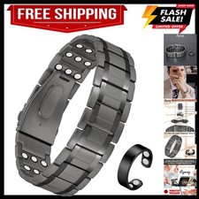 Adjustable Magnetic Titanium Bracelet for Men - Stylish and Lightweight Design