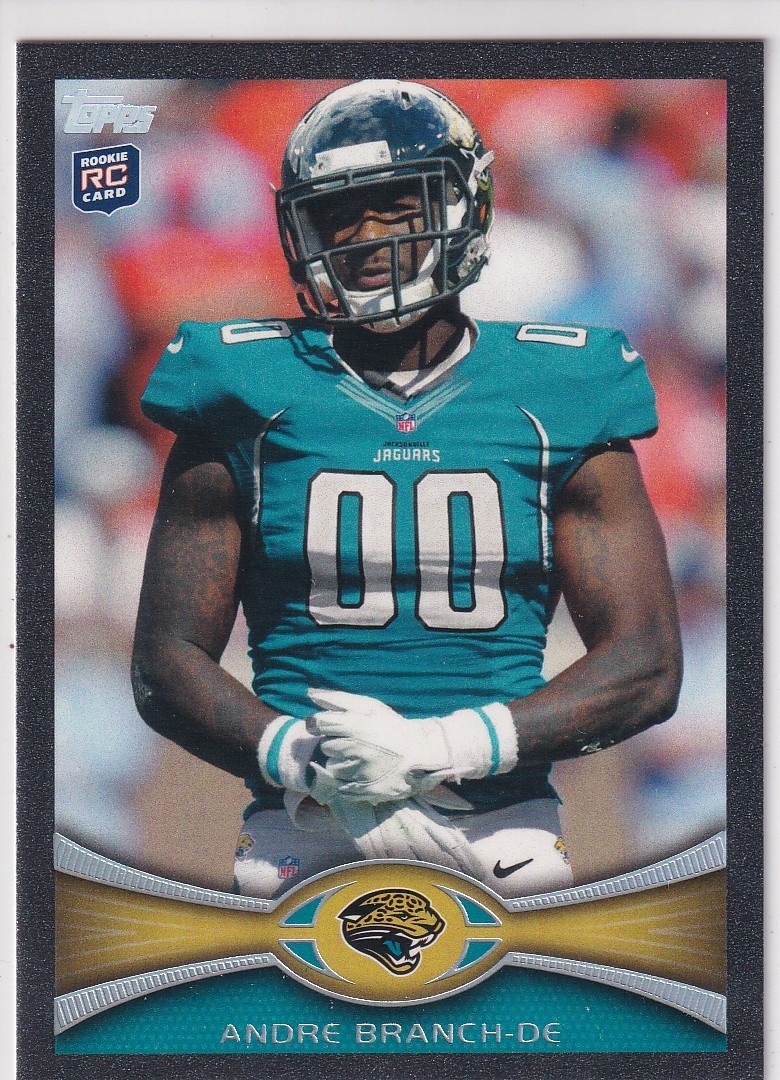 ANDRE BRANCH 2012 Topps Black #362 RC 47/57 Jaguars
