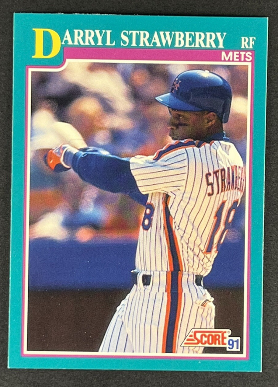 Darryl Strawberry #640 Baseball Cards 1991 Score trading card — raw and PSA graded price guide