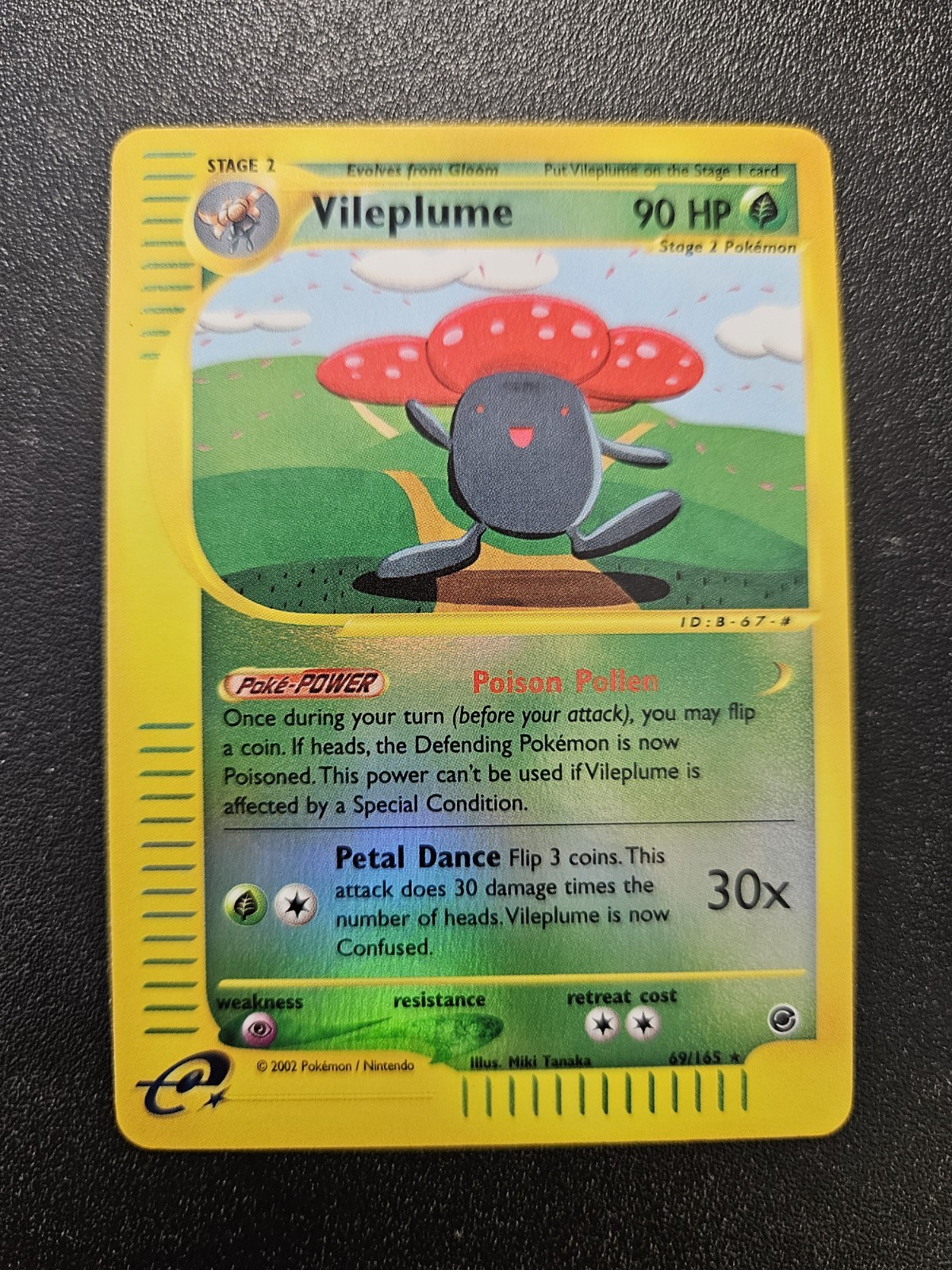 Pokemon Expedition Vileplume Reverse Holo Rare 69/165 NEAR MINT