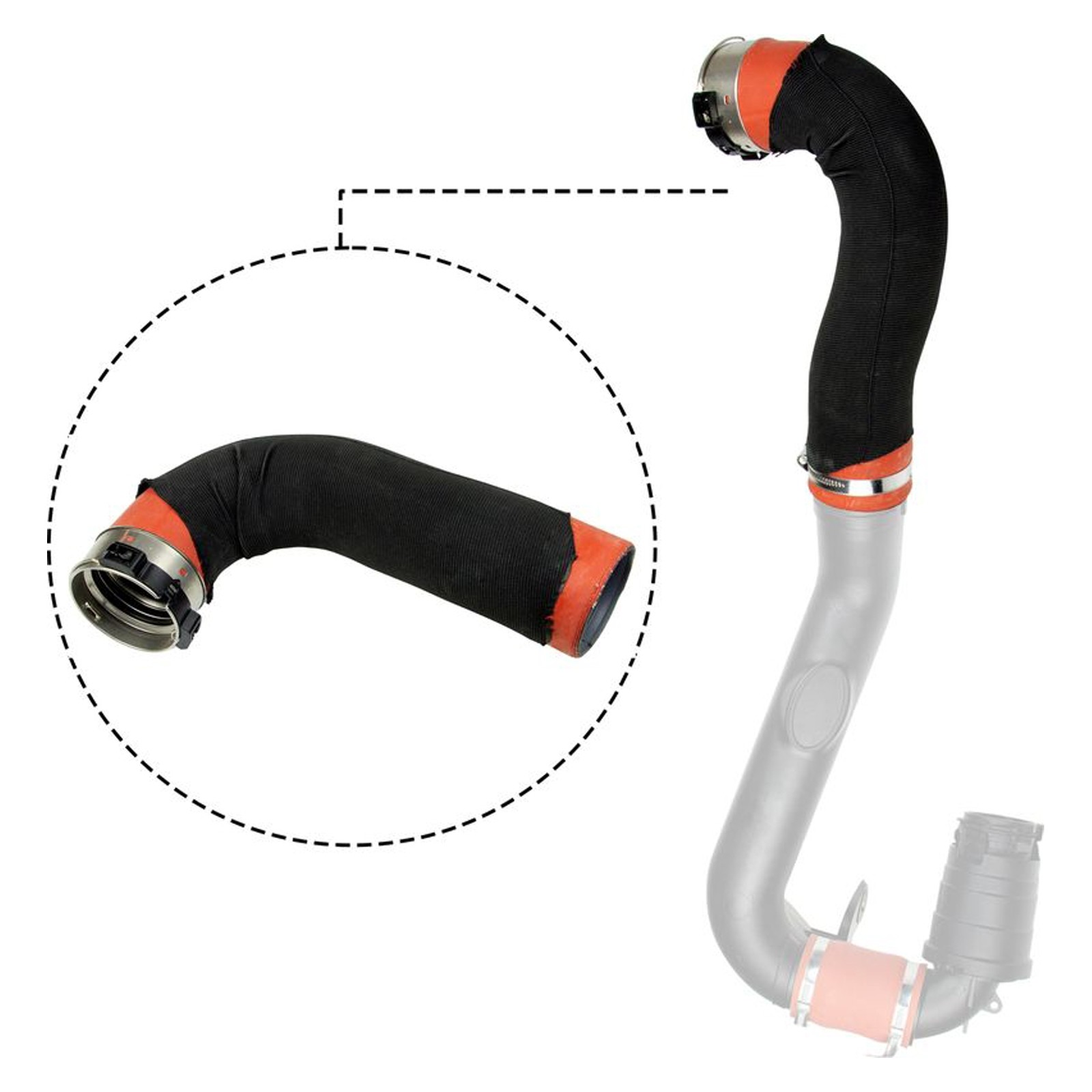 2x ✅Fits GATES-PRZEWODY 09-1304 AIR SUPPLY HOSE TURBO ⭐UK Seller⭐ - Image 8