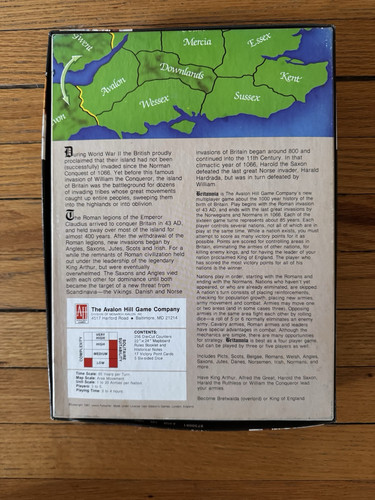 Britannia Board Game Avalon Hills Un-punched - Picture 2 of 12