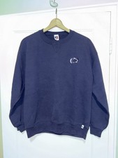 VTG Russell Athletic Sweatshirt Blue Penn State Nittany Lions 90s Large Logo