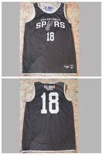 San Antonio Spurs  18 JR. NBA LEAGUE Reversible Jersey-Size Youth M Abt 8 Yrs 