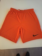NIKE DRI-FIT kurze Sport Hose Größe M 137-147 cm orange-farbend