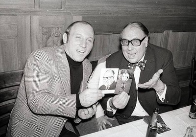 Heinz Erhardt Uwe Seeler Cinema film ''Willi wird das Kind sch- 1970s Old Photo