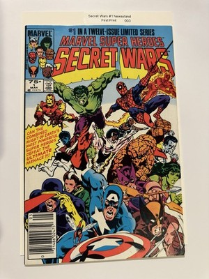 Marvel Super Heroes Secret Wars #1 Newsstand First Print