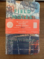 3x Packs Of Field Notes "M x L x B x D" Numbered Limited Edition SEALED 