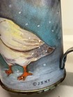 Winter Geese Vintage Salt & Pepper Metal Shaker Set-1990’s — photo 7