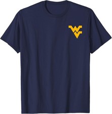 West Virginia Mountaineers Left Chest Icon T-Shirt