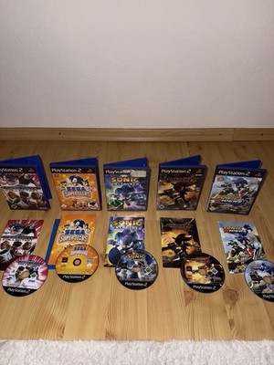 PlayStation 2 Sonic Bundle Hedgehog Riders Gems Unleashed Superstars Mega Collec