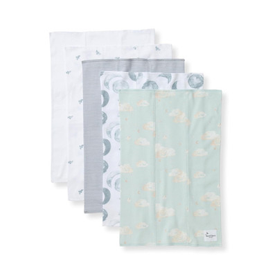 Burts Bees Baby Infant Burp Cloths, 100% Organic Cotton Extra Absorbent Soft Fab