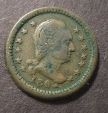 Civil War Patriotic Token WASHINGTON HEAD rev UNION Fuld 110/271 R-9 RARE