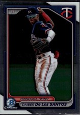 Daiber De Los Santos 2024 Bowman Draft Chrome Minnesota Twins #BDC-105