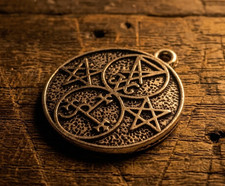 Black Magick Handmade Self Power Amulet 666 Spell Castings Dark