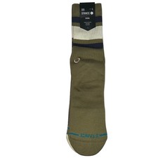 Stance Icon Striped 3pack Cotton Crew Socks Mens Size Large Nwt