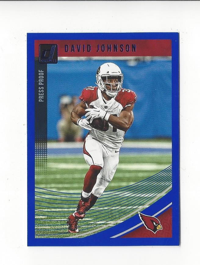 2018 Donruss Football Blue Press Proof Parallel Singles - You Choose