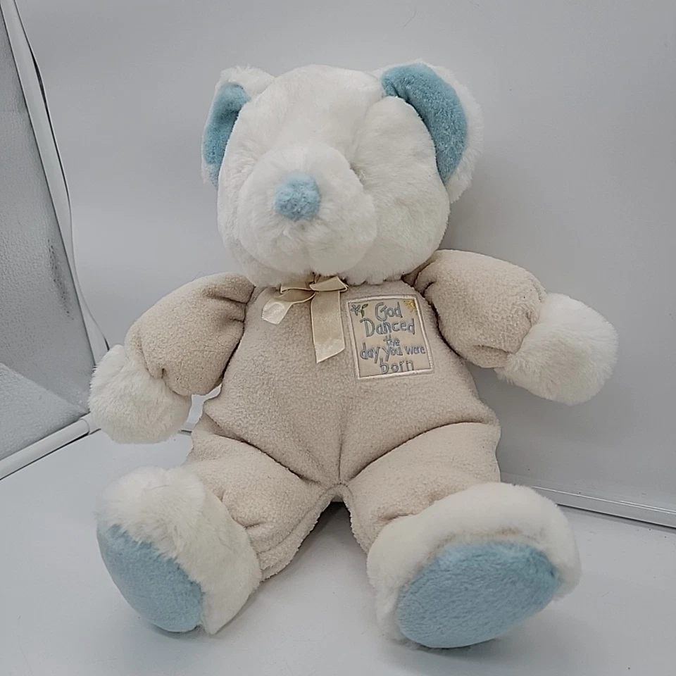 Russ Baby Rattle Bear God Danced the Day You Were Born Fleece Body Plush Soft 13 - Image 3 of 4