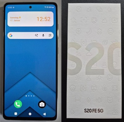 Samsung Galaxy S20 FE 5G weiss 128 GB 6,5 Zoll Super AMOLED Display DUAL-SIM