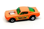 Matchbox Lesney Superfast 8 Wildcat Dragster orange, rarer charcoal base, nmint!