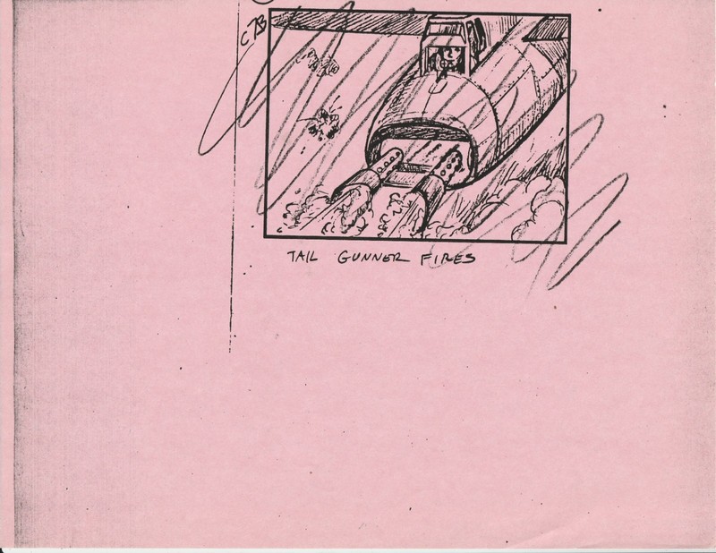 1981 HEAVY METAL "B-17 - Tail Gunner  Fires" Mike Ploog/Blake James Art 8.5"x11"