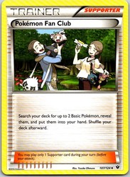 Pokemon Fan Club 107/124 Fates Collide Uncommon Trainer