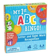 My First ABC Bingo Game, Alphabet  Sight Word Board, Educational Gift