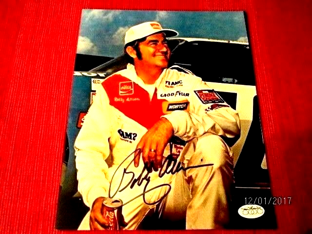 Bobby Allison Autographed Signed (8x10) Racing Photo -JSA Hologram Authenticated 