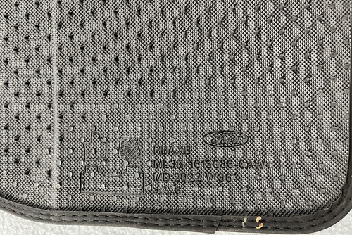 2022 Ford F150 Crew Cab Platinum Black Carpet Floor Mats OEM HBAXB ML3B P702 - Picture 9 of 13