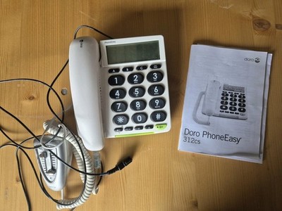 Seniorentelefon DORO Phone Eessy 312cs weiß