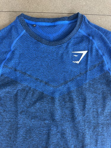 Gymshark Seamless Og Blue Raised Rubber Logo (Be A Visionary) Small
