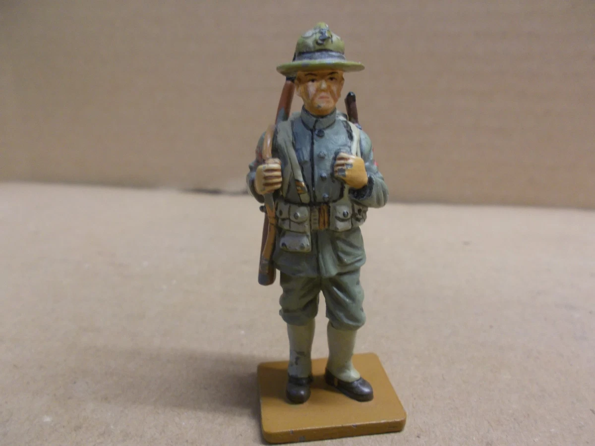 Figurines De Soldats Et Cavalier En Plomb Del Prado - Occasion Pour Collection