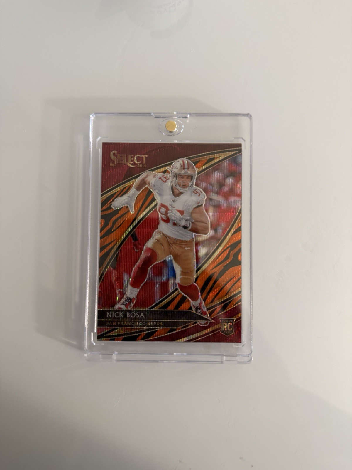 2019 Panini Select Field Level Nick Bosa #250 Tiger Stripe Prizm RC SSSP RARE
