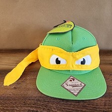 TMNT Original Snapback Teenage Mutant Ninja Turtles Mask Hat