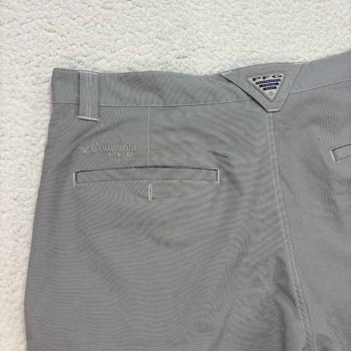 Columbia Pantaloncini Uomo 38W 10L Grigio Beige Casual Outdoor Leggeri Lotto di 3 - Foto 8 di 24